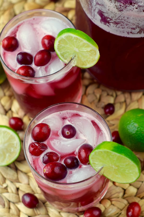 These cranberry beergaritas make the perfect holiday cocktail!