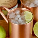 If you are looking for the best Moscow Mule recipe, this is it! Served up in copper mugs to keep it nice and cold.