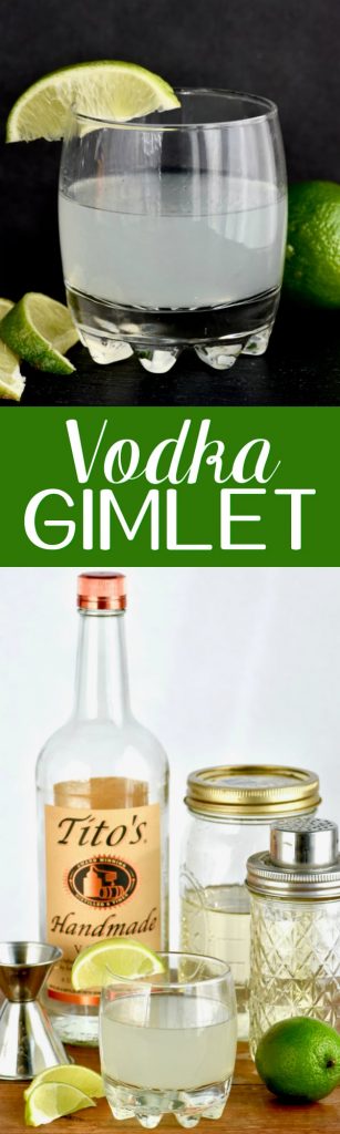Vodka Gimlet - Shake Drink Repeat
