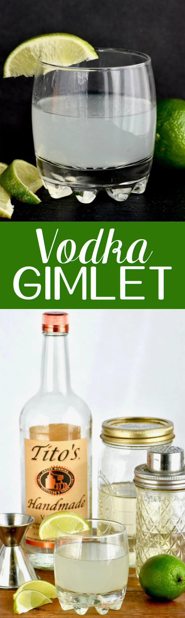 Vodka Gimlet Shake Drink Repeat