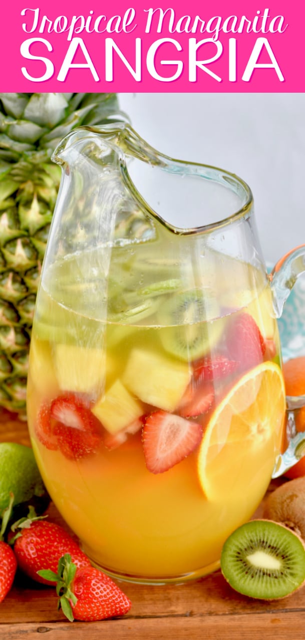 Everyone loves this Tropical Margarita Sangria!