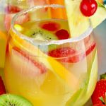 If you are looking for an easy white wine sangria, make this Tropical Margarita Sangria!