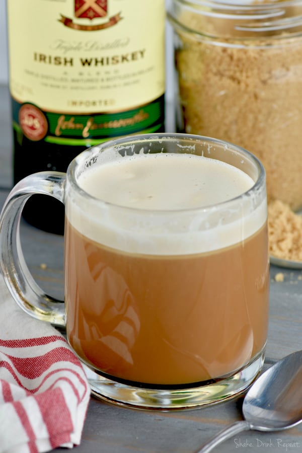 This Irish Coffee Recipe is perfect for St. Patrick's Day or any morning you need a little pick me up!