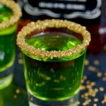 These Lucky Leprechaun Shots start with some whiskey and are the perfect cocktail for St. Patrick's Day!