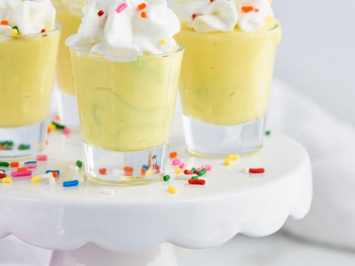 Birthday Cake Pudding Shots Shake Drink Repeat