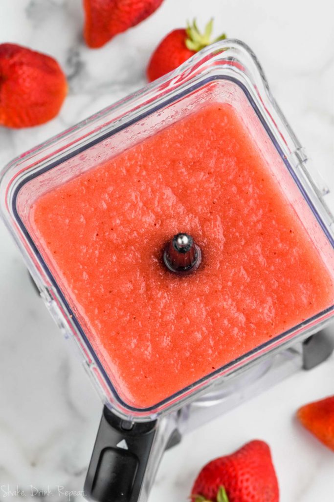 strawberry frose recipe in a blender