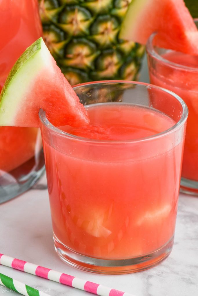 rum punch in a glass
