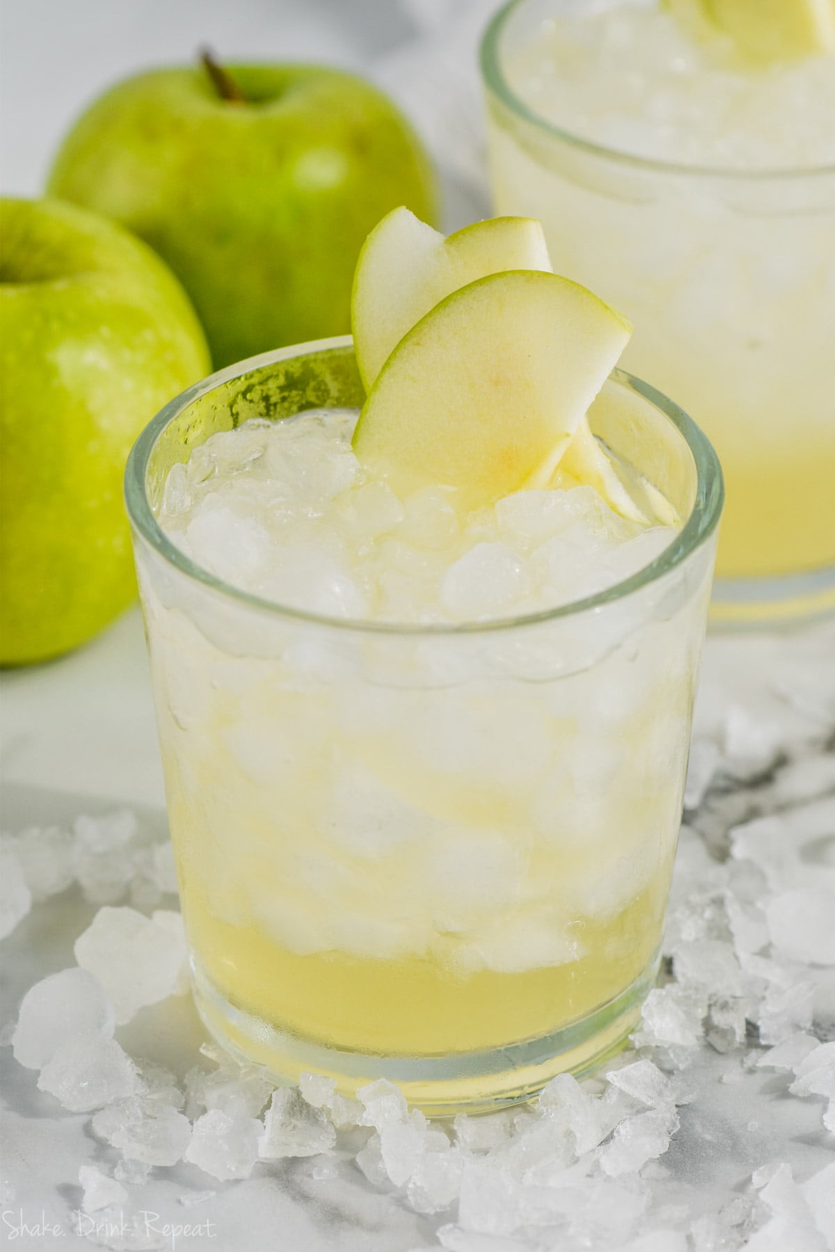 Caramel Apple Vodka Punch Shake Drink Repeat