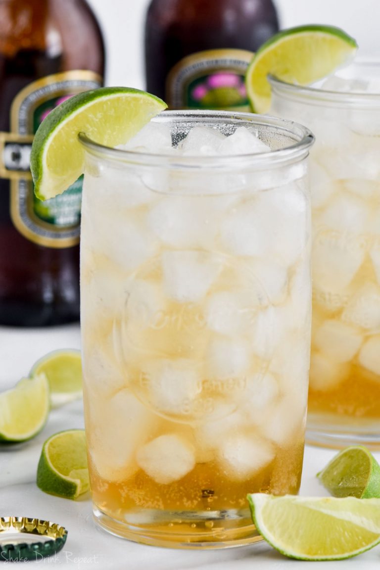 Dark and Stormy Recipe Shake Drink Repeat