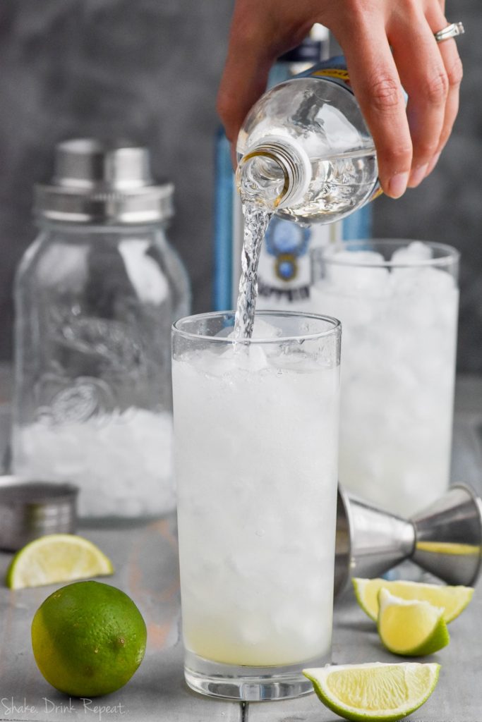 Gin Rickey Recipe Shake Drink Repeat