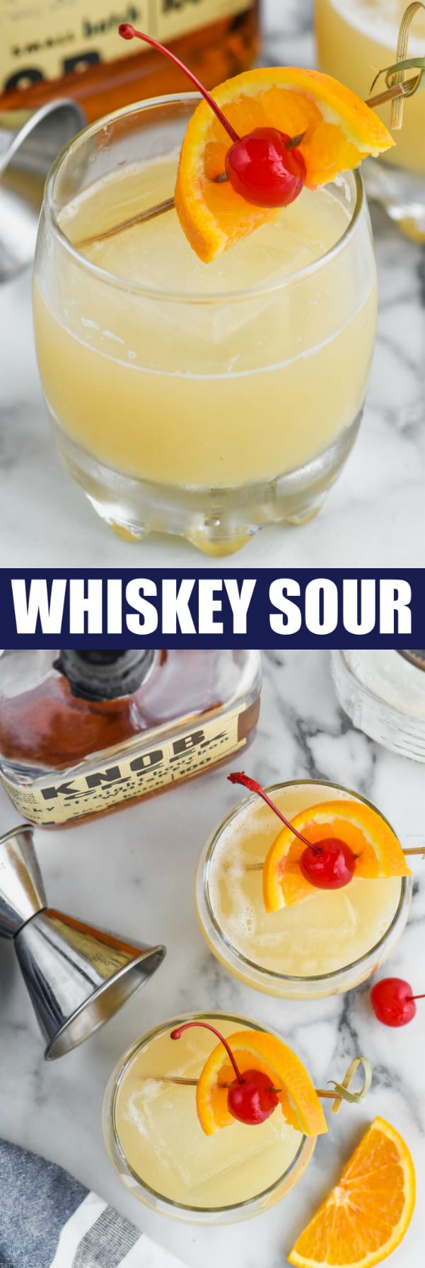 Whiskey Sour Recipe Shake Drink Repeat