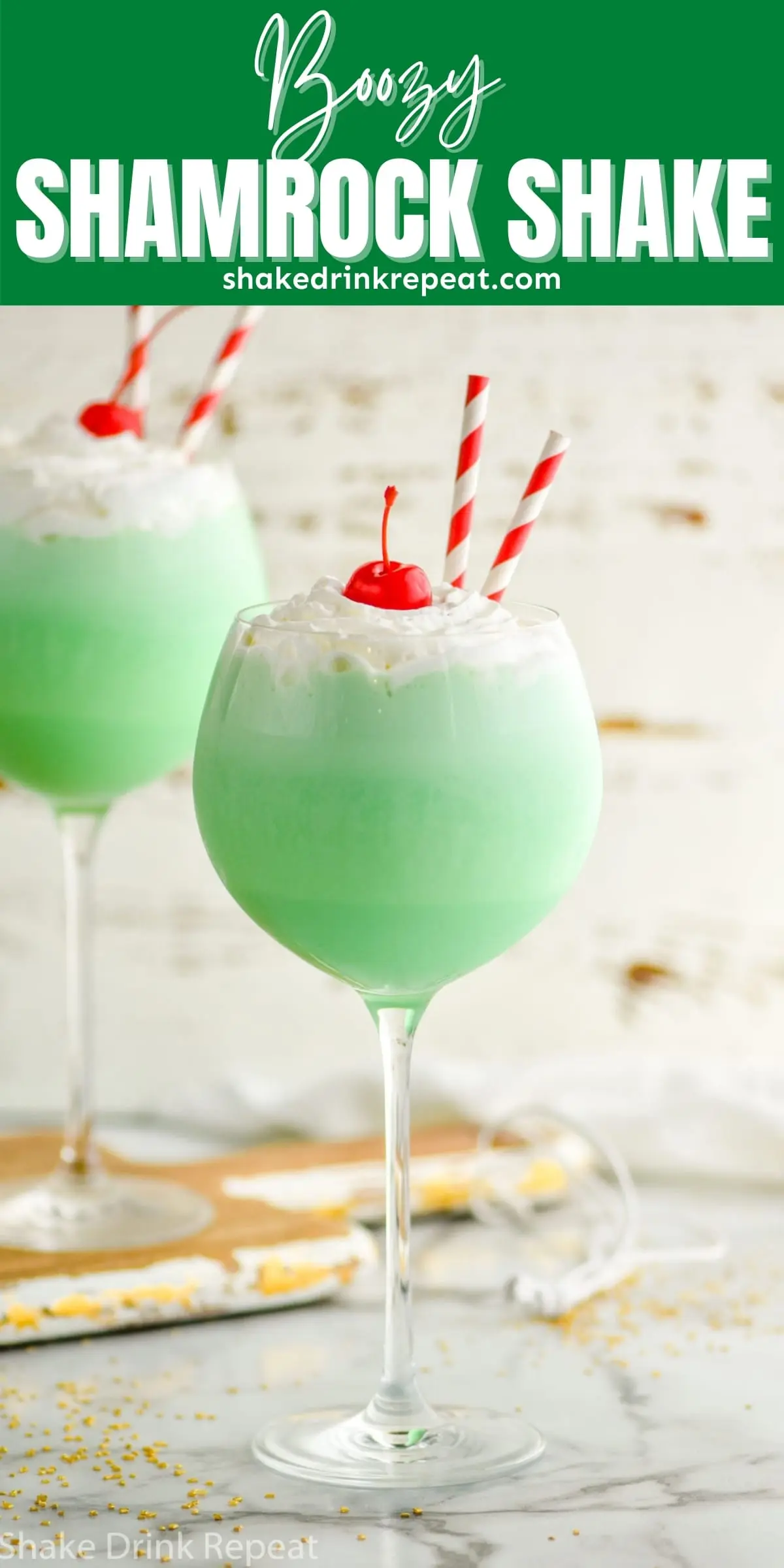 Boozy Shamrock Shake