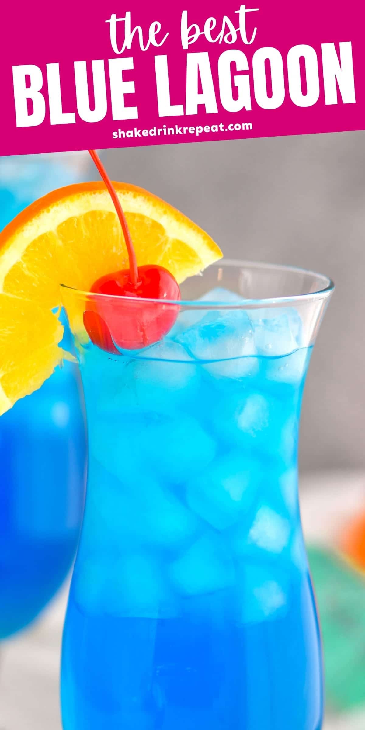 Blue Lagoon Cocktail - Shake Drink Repeat