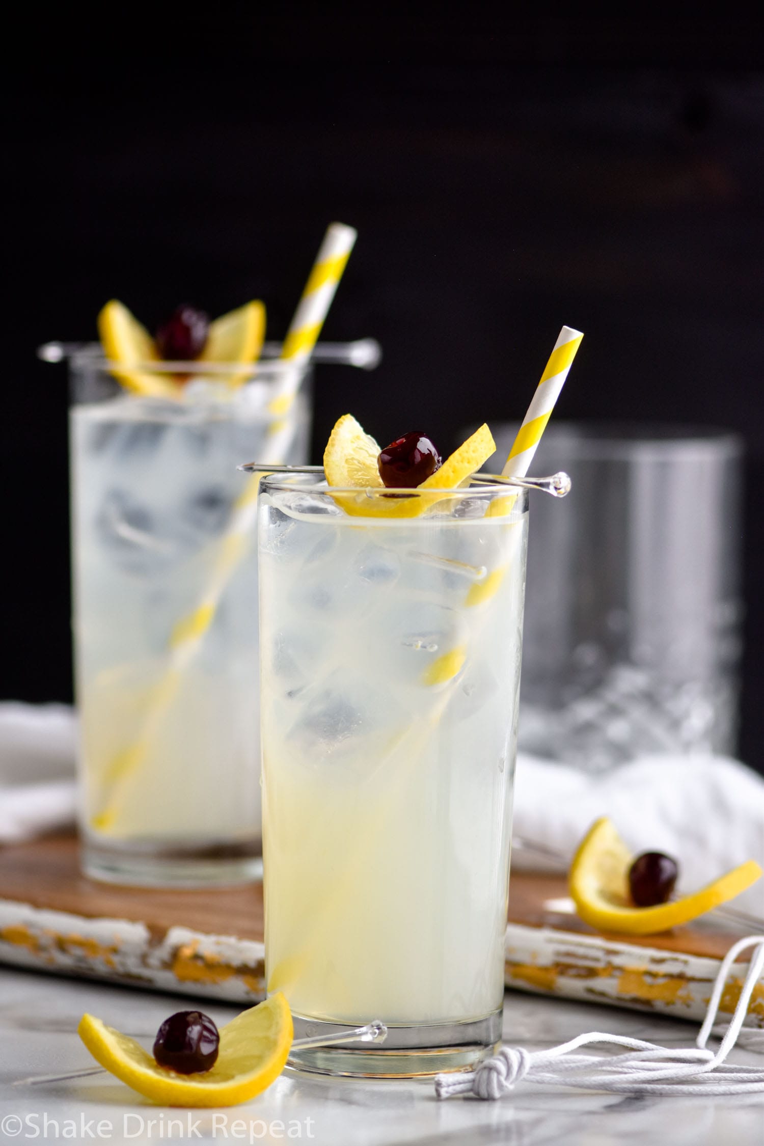 Tom Collins Shake Drink Repeat