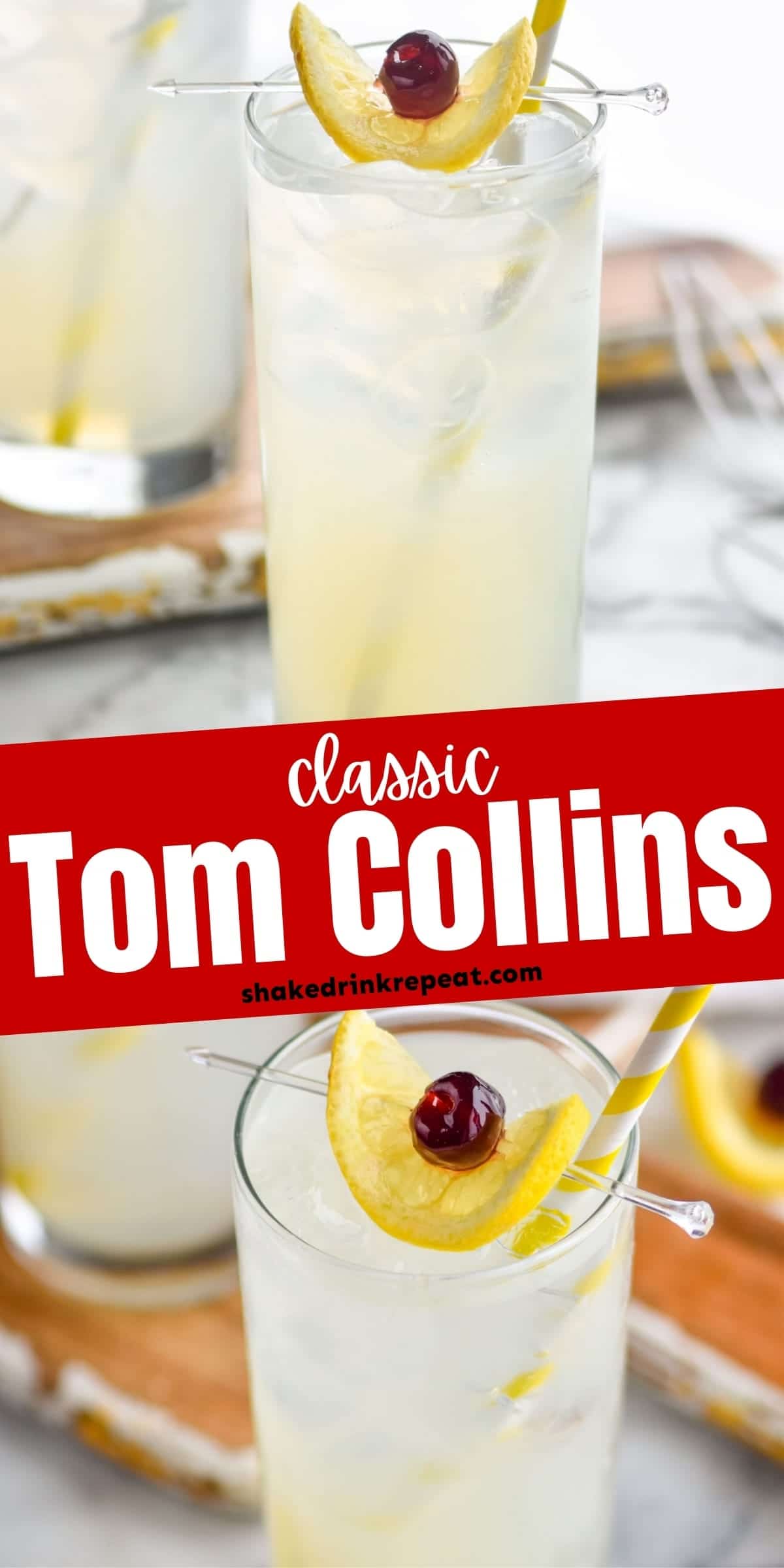 Tom Collins Shake Drink Repeat