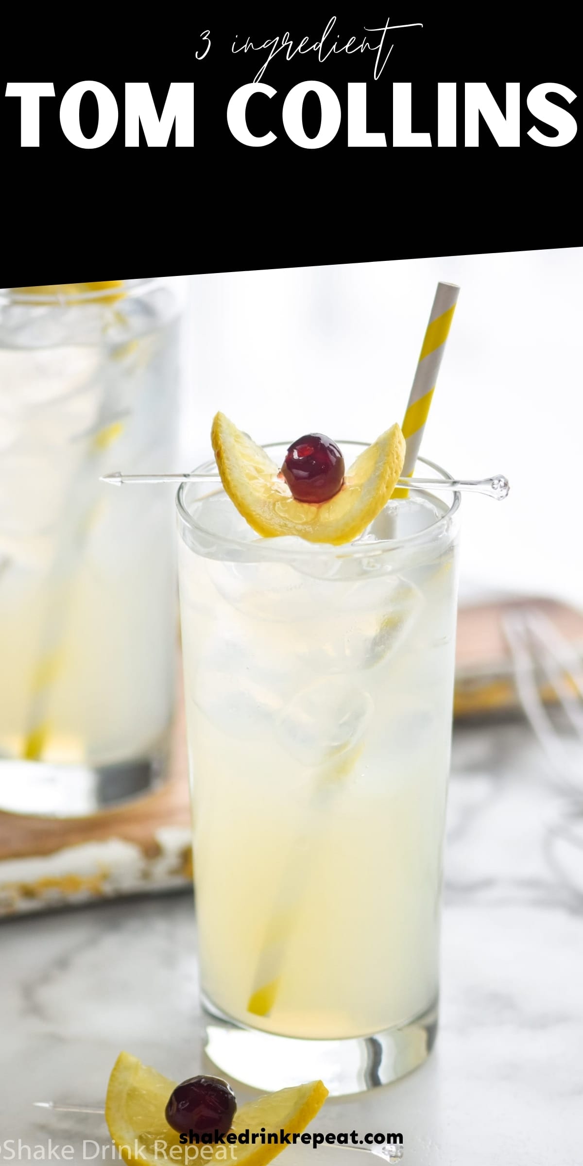 Tom Collins Shake Drink Repeat