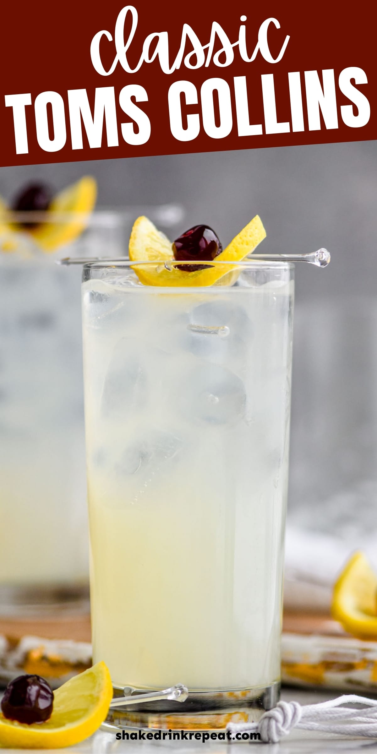 Tom Collins Shake Drink Repeat