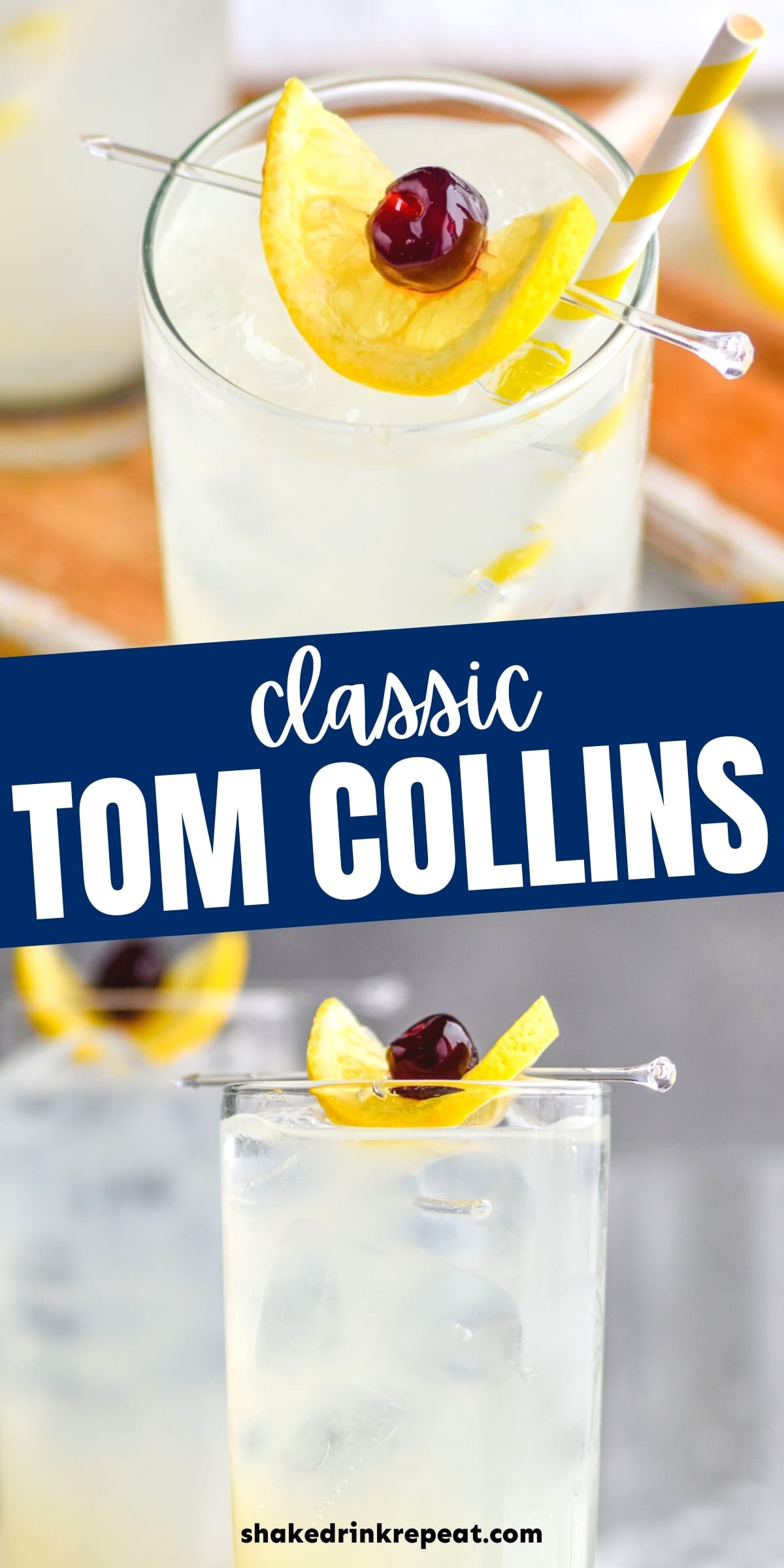 Tom Collins Shake Drink Repeat