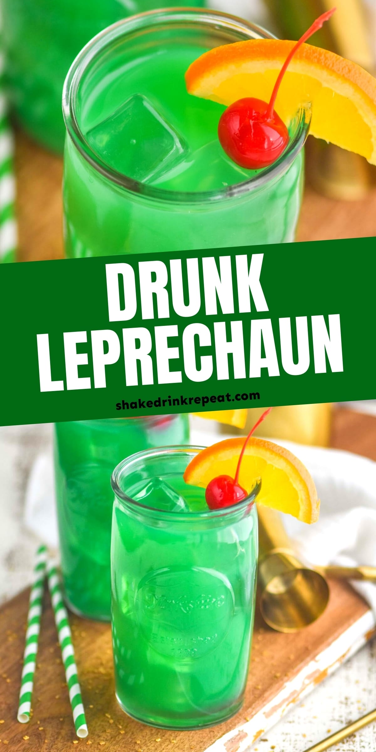 Drunk Leprechaun Shake Drink Repeat
