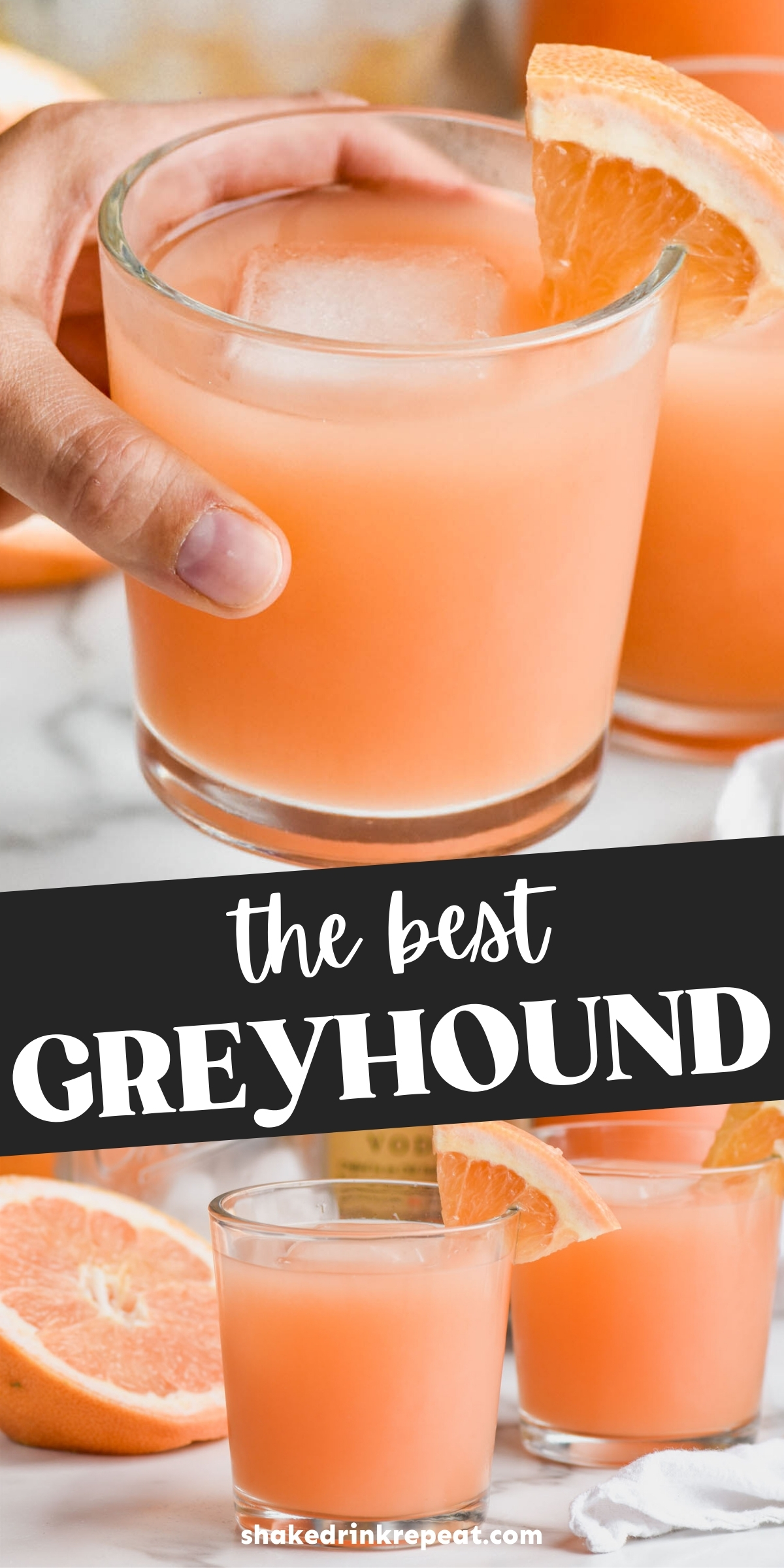 Greyhound Cocktail Shake Drink Repeat