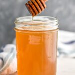 jar of honey syrup