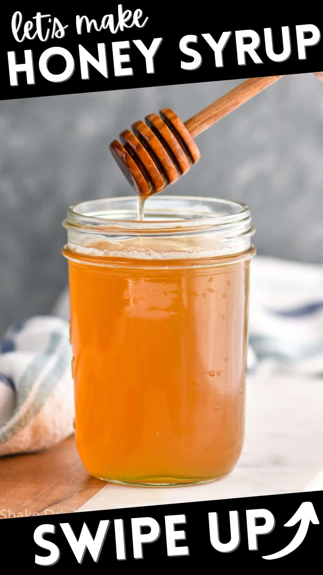 Honey Syrup Shake Drink Repeat