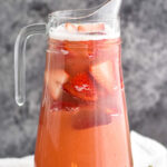 pitcher of strawberry Margarita Sangria recipe