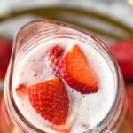 pitcher of strawberry margarita sangria recipe