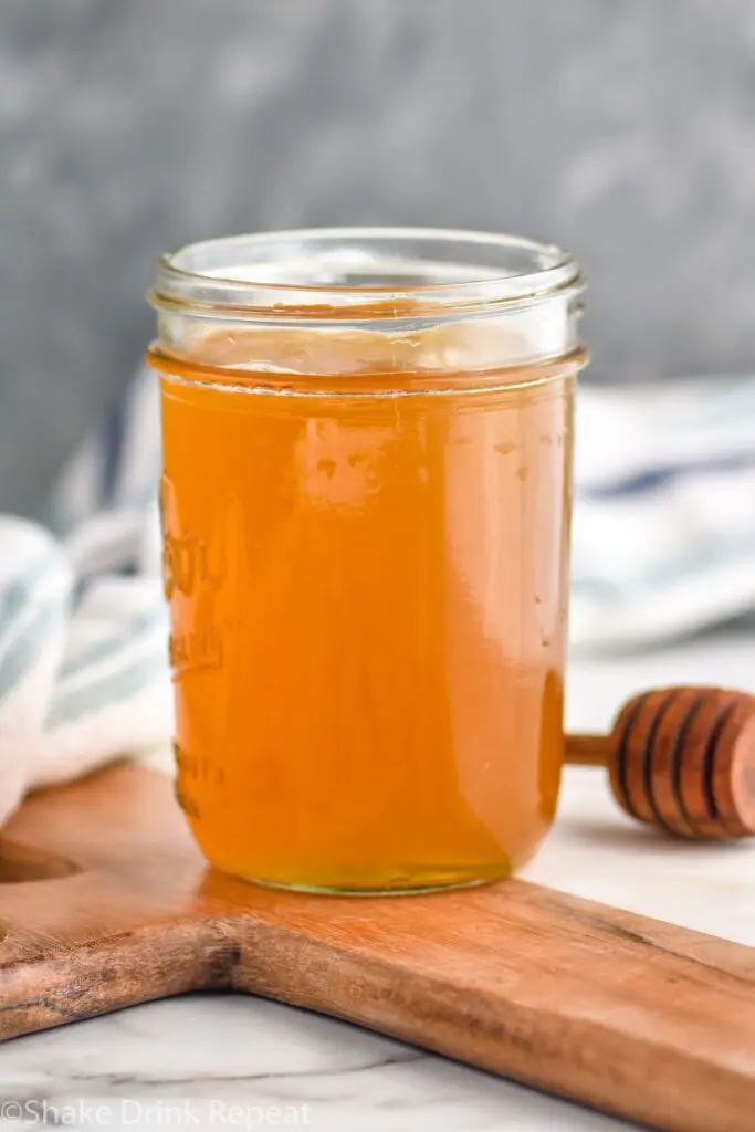 jar of honey syrup recipe