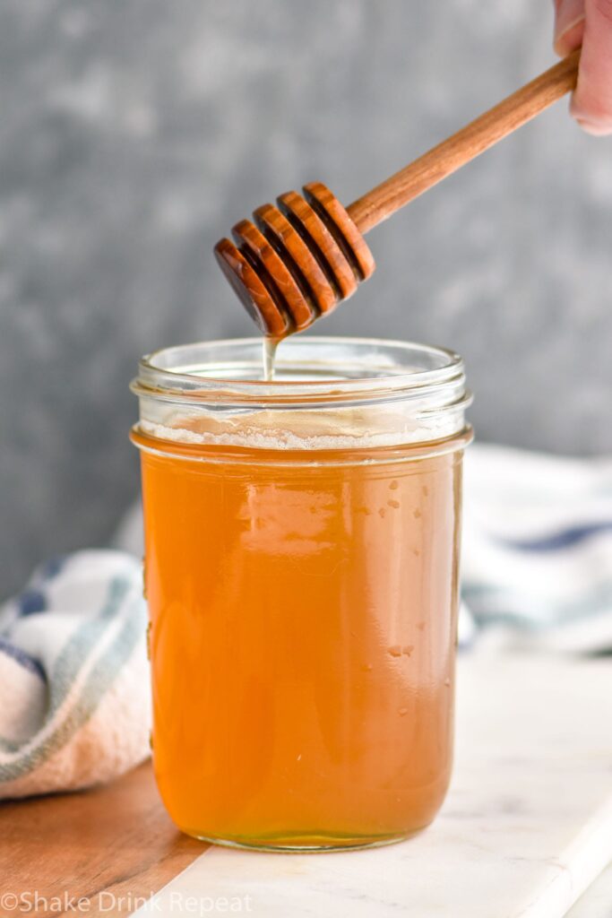 Honey Syrup Shake Drink Repeat