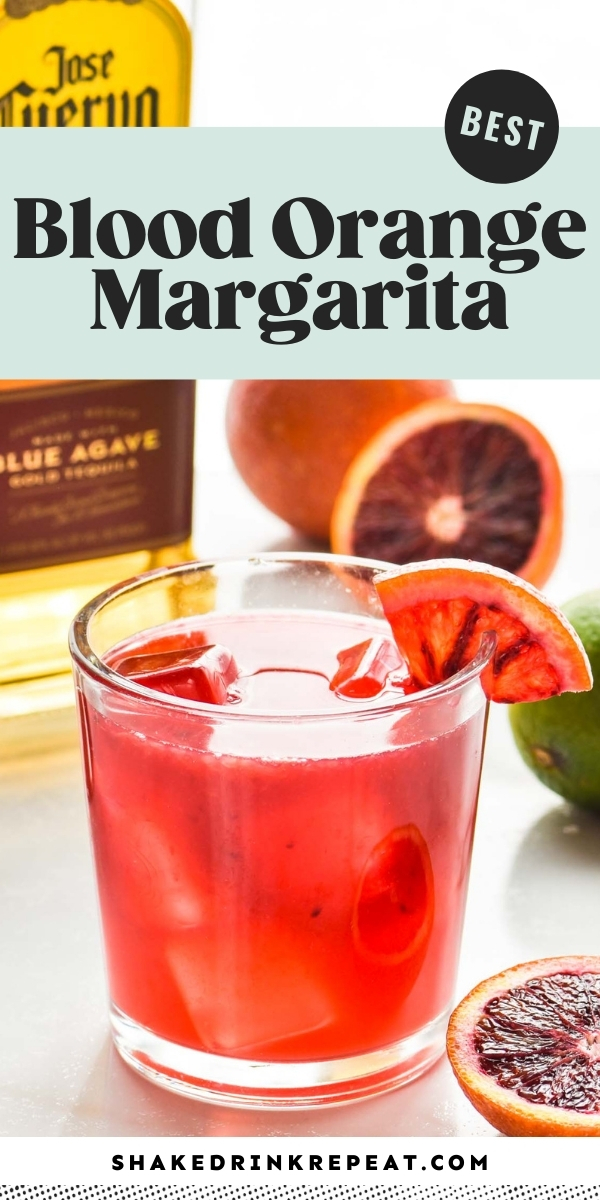 Blood Orange Margarita - Shake Drink Repeat