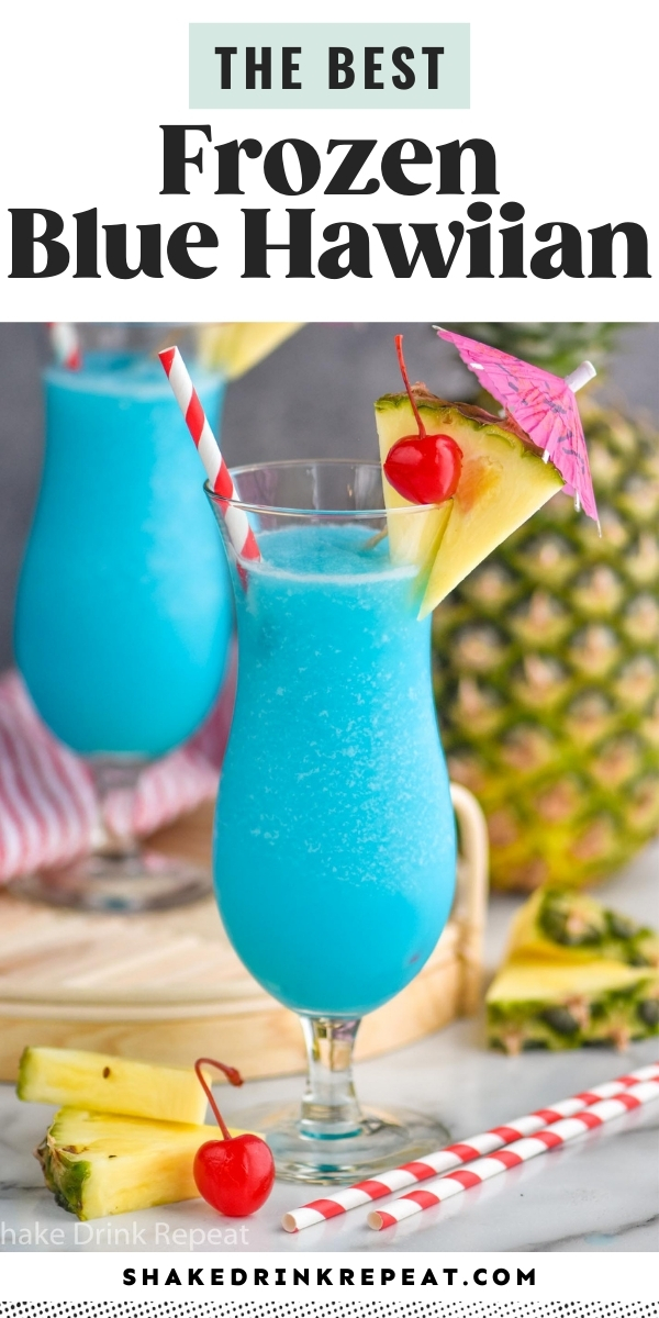 Frozen Blue Hawaiian Shake Drink Repeat