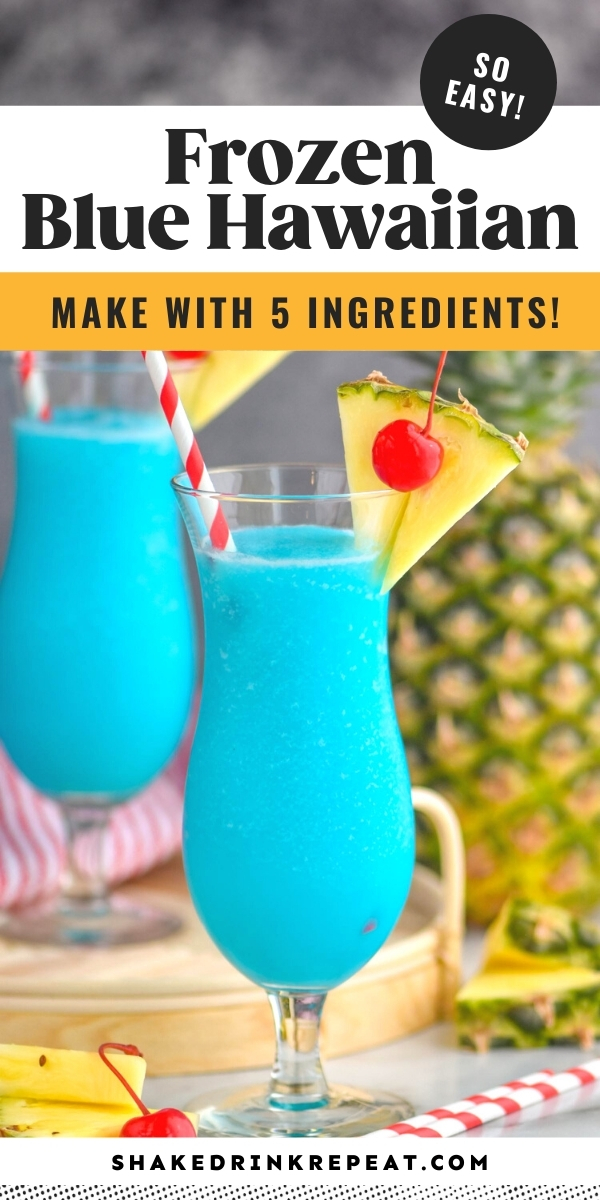Frozen Blue Hawaiian Shake Drink Repeat