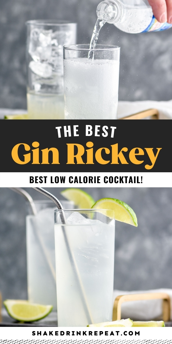 Gin Rickey Recipe Shake Drink Repeat