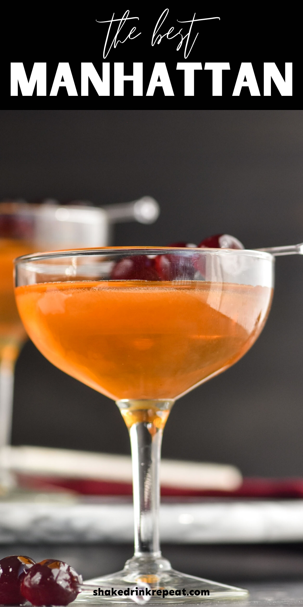 Manhattan Drink Recipe Shake Drink Repeat