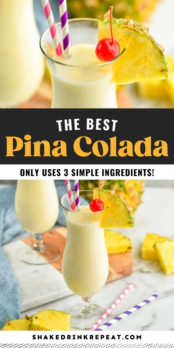 Pina Colada Shake Drink Repeat