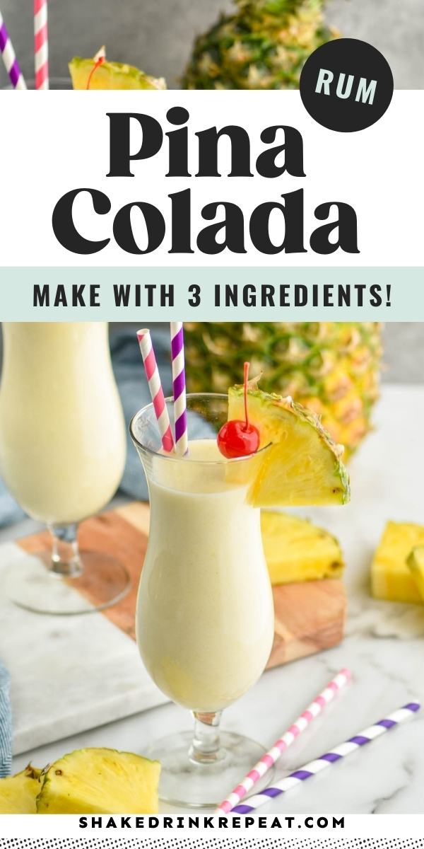 Pina Colada Shake Drink Repeat