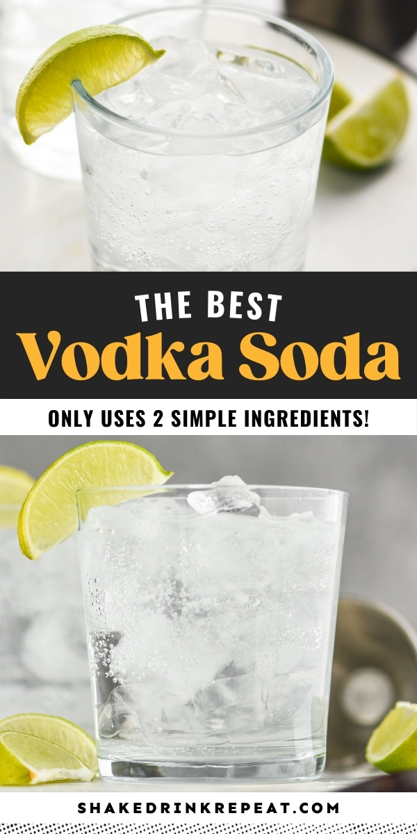 Vodka Soda Shake Drink Repeat