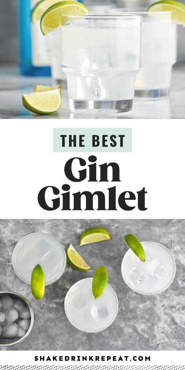 Gin Gimlet Shake Drink Repeat