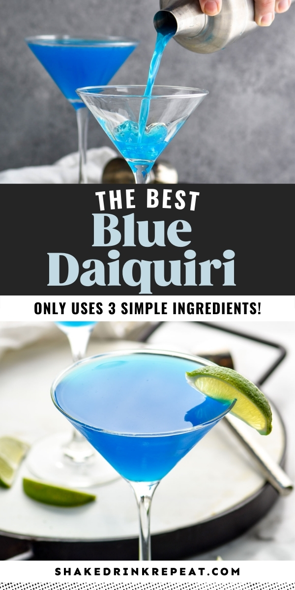 Blue Daiquiri Shake Drink Repeat