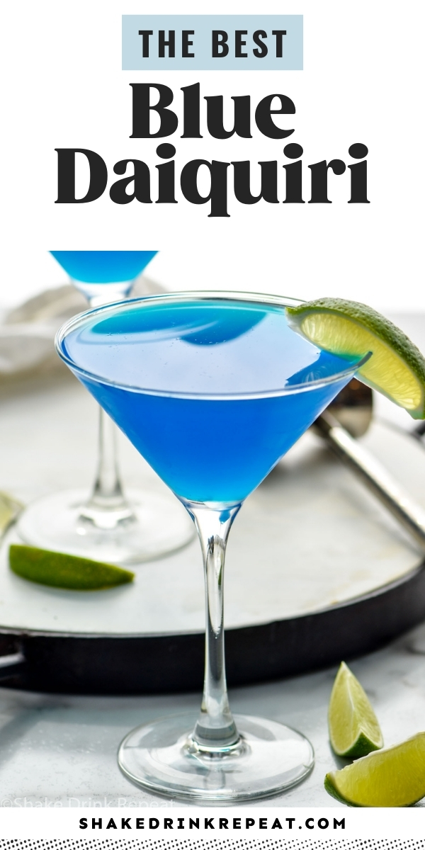 Blue Daiquiri Shake Drink Repeat