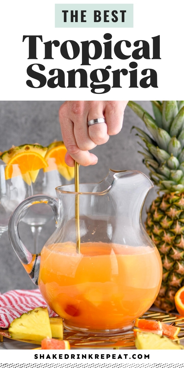 Tropical Sangria Shake Drink Repeat