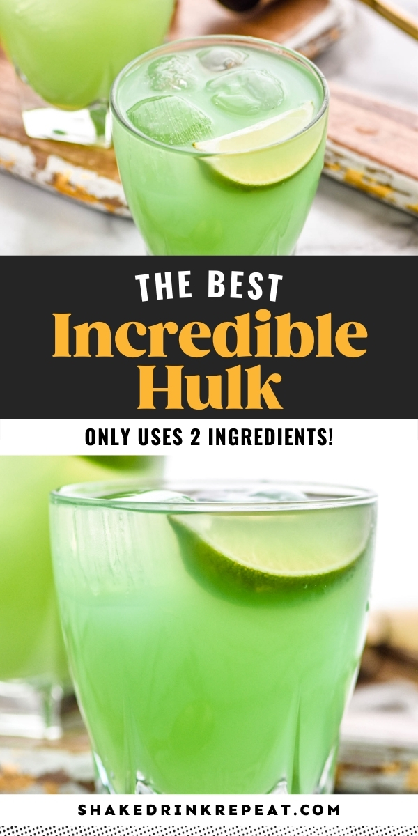 Incredible Hulk Drink Shake Drink Repeat