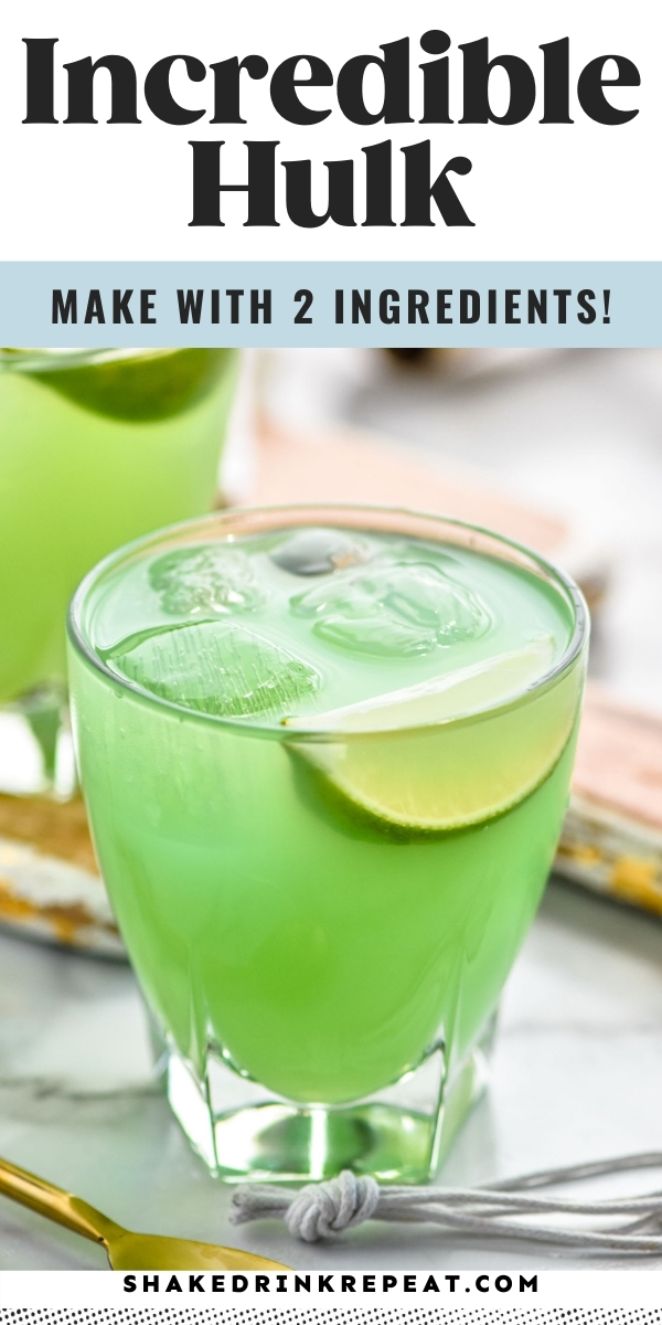 Incredible Hulk Drink Shake Drink Repeat