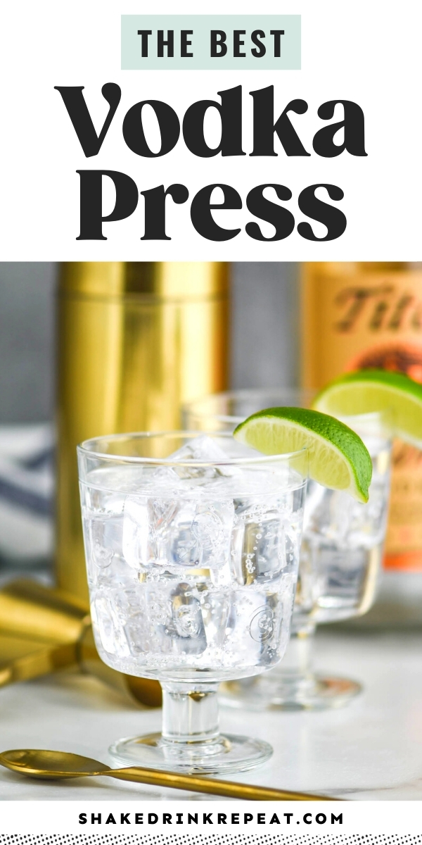 Vodka Press Shake Drink Repeat