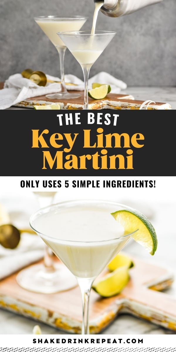 Key Lime Martini Shake Drink Repeat