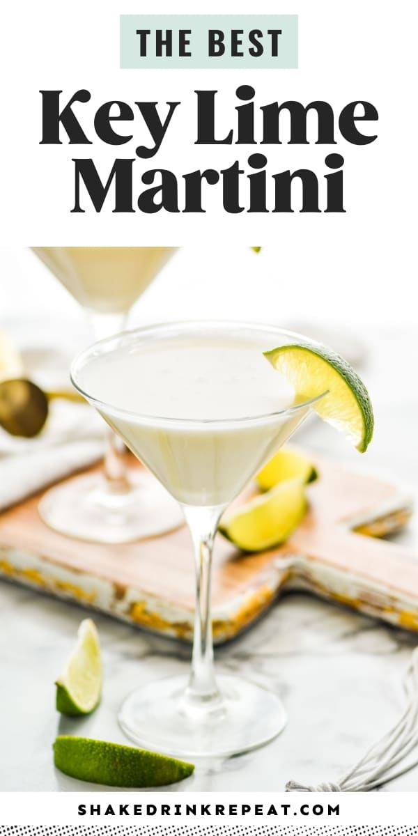 Key Lime Martini Shake Drink Repeat