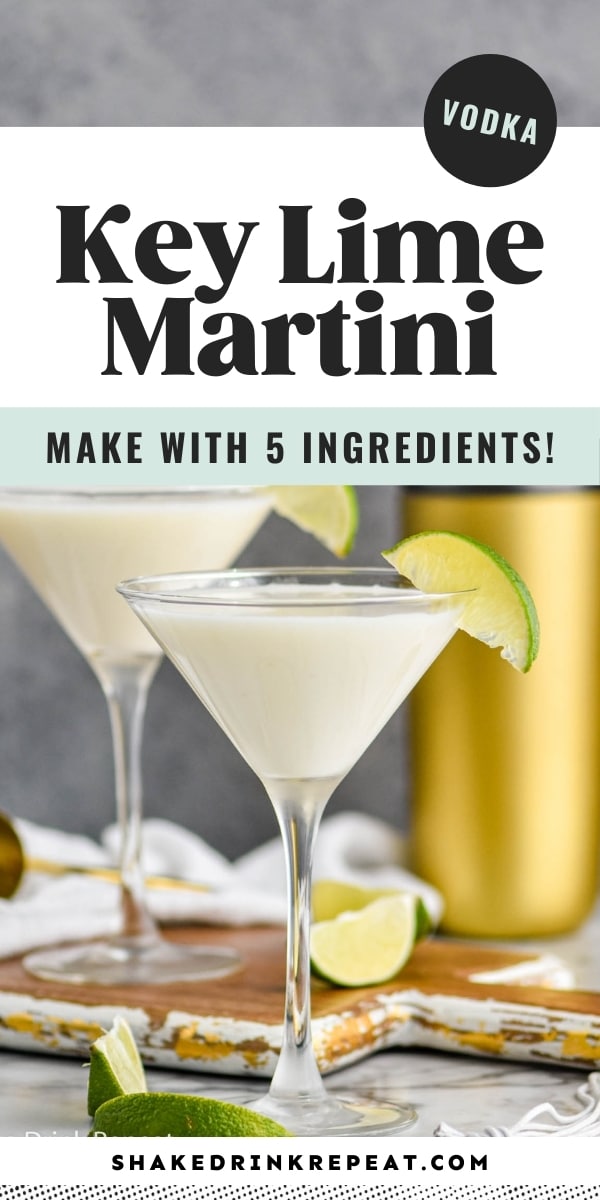 Key Lime Martini Shake Drink Repeat