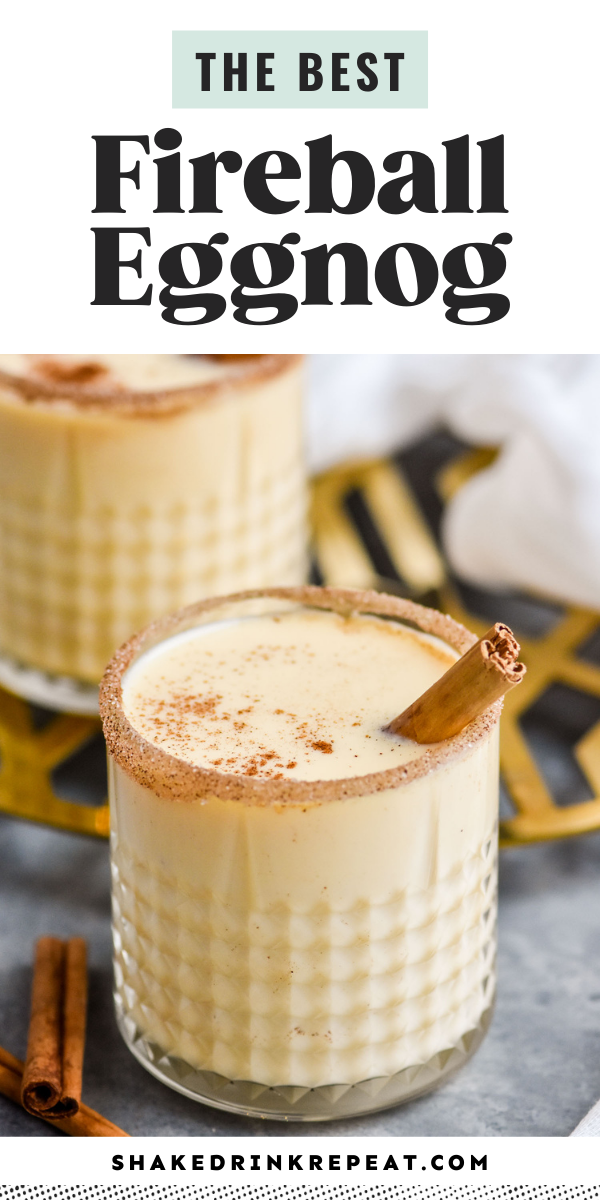 Fireball Eggnog Shake Drink Repeat