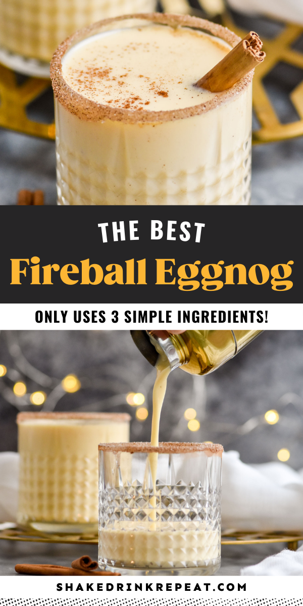 Fireball Eggnog Shake Drink Repeat